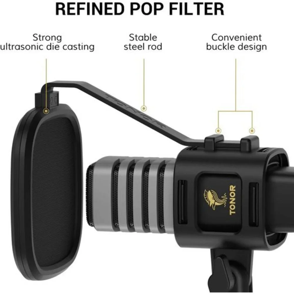 USB Microphone TC30 and Microphone Isolation Shield